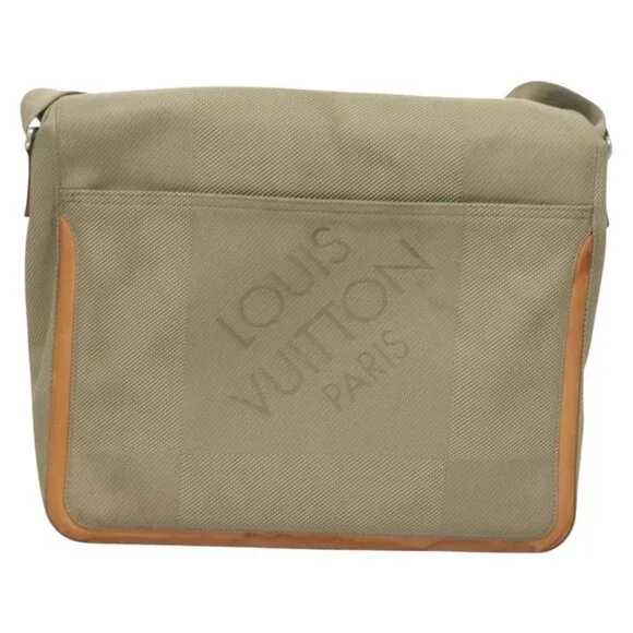 Authentic LOUIS VUITTON Damier Geant Messager NM Shoulder Bag Gray LV - Picture 9 of 16